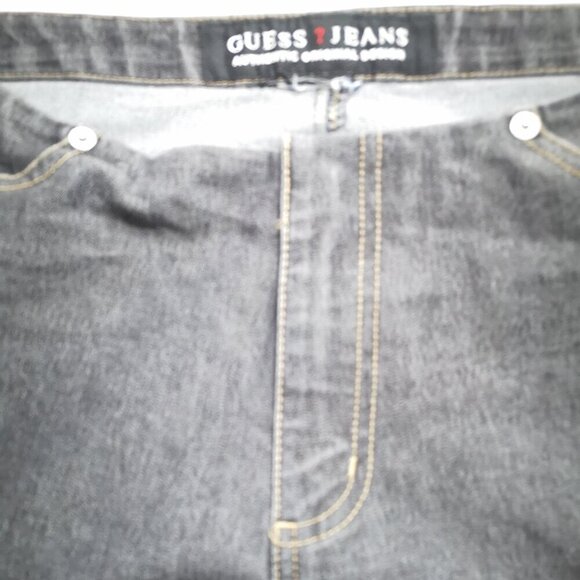 Guess Jeans Authentic Original Design Ladies Flare Legs Grey Jeans - Picture 7 of 15